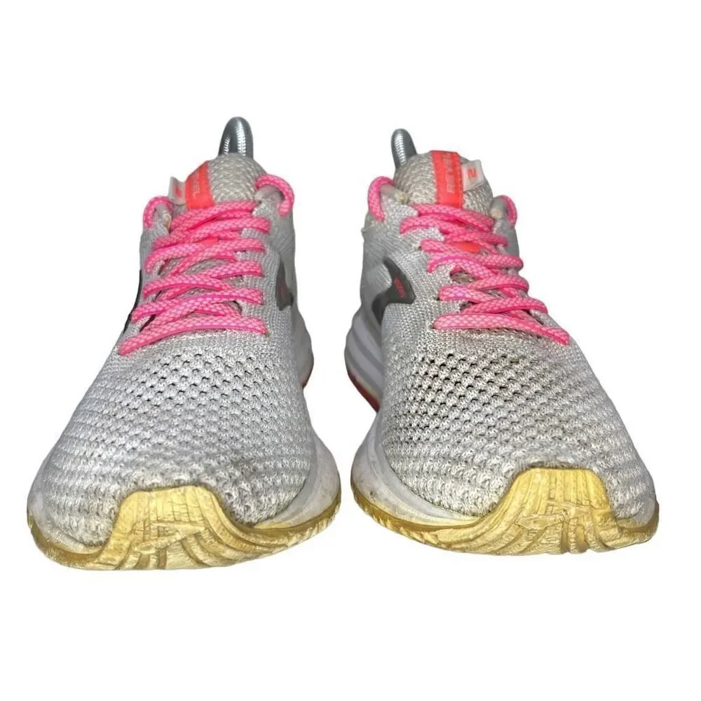 Brooks Revel 2 Women's Running Grey White Pink 1202811 B028 Sz 8 M Shoes